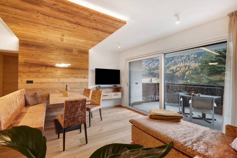 Family-friendly rental apartment with fast internet & patio | Mountain view | Ski nearby | Pet-friendly in Naz Sciaves