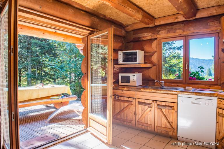 Beau Chalet rondins 130 m² à La Bresse, wifi, tout équipé, proche domaine skiable — photo 2