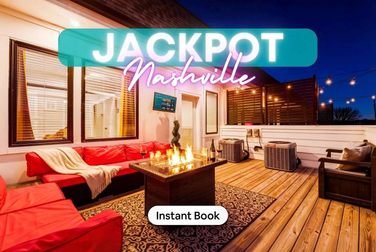 Private Home w Rooftop Game Room near Downtown in Nashville, TN
