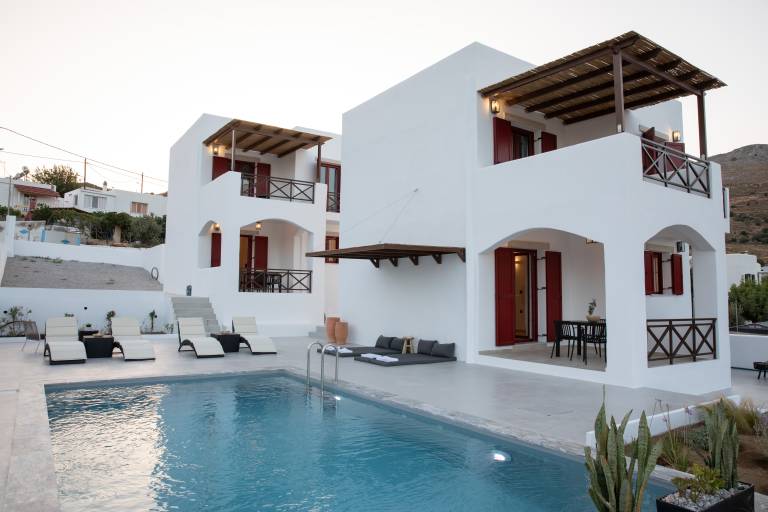 Ferienhaus mit Pool in Alinda, Griechenland f&uuml;r max. 6 Personen