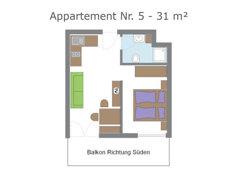 Ferienwohnung mit Hund in Andrian, Terlan f&uuml;r max. 3 Personen