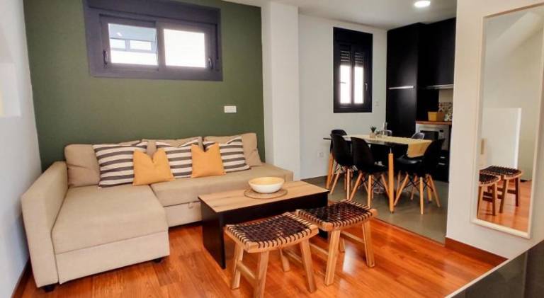 Apartment with patio, private pool & barbecue in Nijar