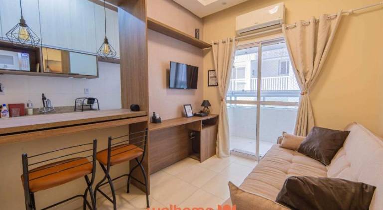 Holiday apartment with 1 room for 3 persons in Praia Grande