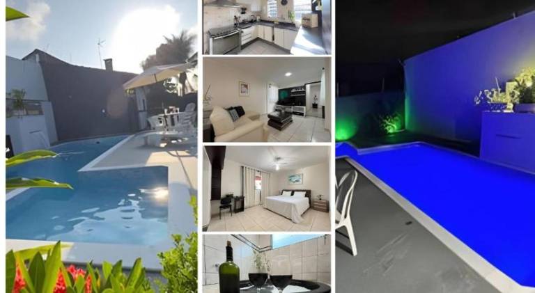 Spacious vacation home with pool | Pet-friendly in Peruíbe
