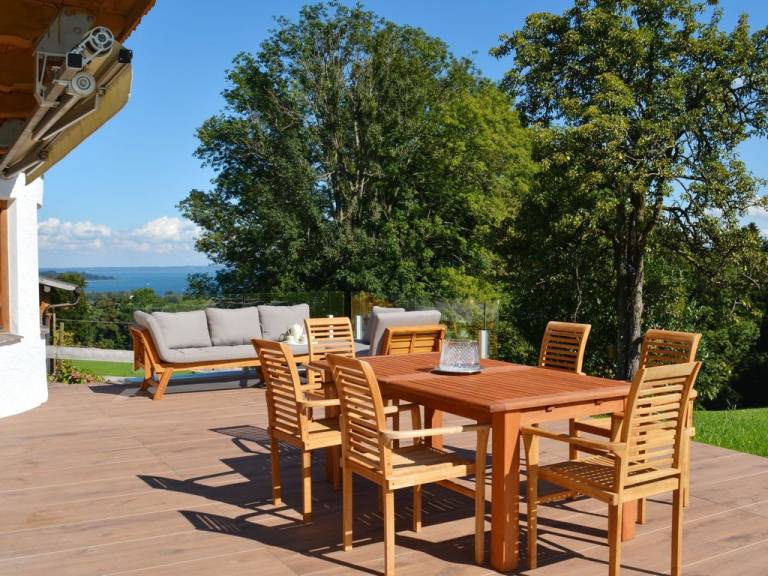 Ferienhaus mit Hund in Hittenkirchen, Bernau am Chiemsee fuer max. 6 Personen