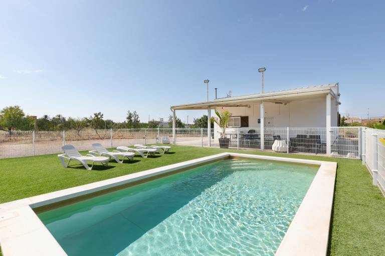 Vacation home with yard, patio & fast internet | Garden view in Almeria
