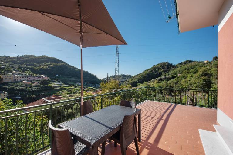 Apartment 'Cà Teodoi' with Sea View, Wi-Fi and Air Conditioning in Arenzano