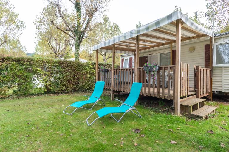 Beautiful mobile home with barbeque, terrace & yard | Mountain view | Dogs allowed in Bayonne