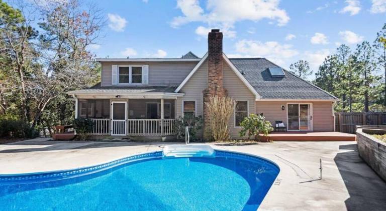Vacation home with pool in Southern Pines, NC