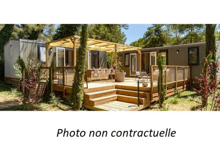 Mobile home with terrace & heated pool — photo 4