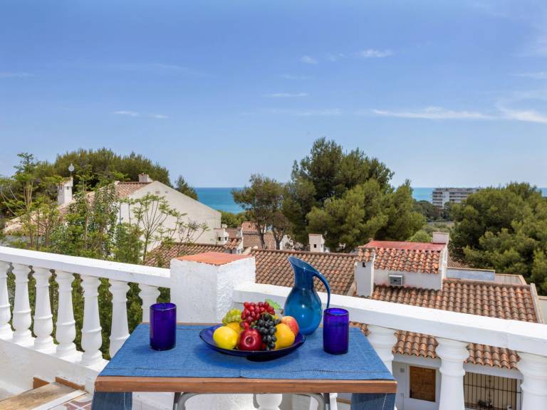 Ferienhaus mit Hund in Peñíscola, Costa del Azahar für max. 4 Personen