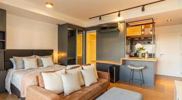Rental apartment with pool in Olímpia