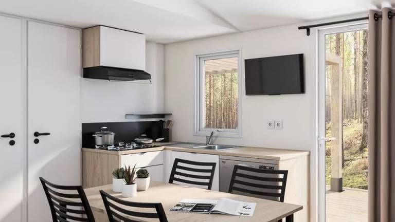 Camping de la Pra - Mobile-home Grand Confort - 33 m² - 3 bedrooms 6 people — photo 5