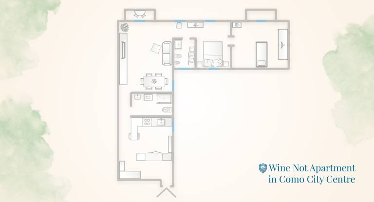 Apartment with patio | Close to Como Cathedral | City view — photo 5