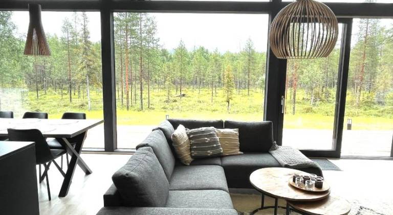 Modern Villa JoenPolku Ruka With jacuzzi, sauna and scenic views in Kuusamo