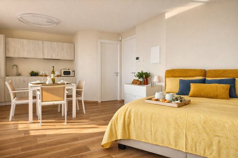 Holiday apartment with terrace | Panoramic view in Manerba del Garda