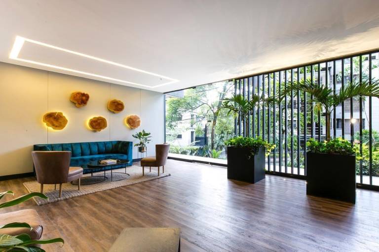 Serviced apartment with sauna, yard & pool | Close to Lleras Park | Perfect for remote work | Pets are welcome in Medellín