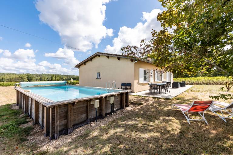 Ferienhaus in Les Salles-de-Castillon, Villefranche-de-Lonchat f&uuml;r max. 10 Personen
