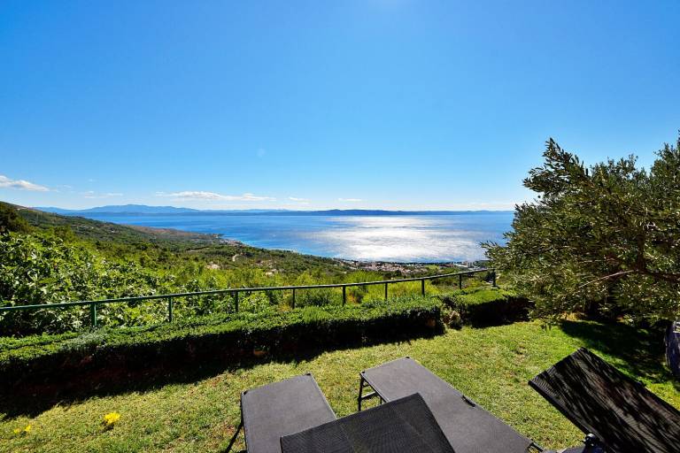 Spacious apartment with terrace, private pool & barbecue | Garden view | Dogs allowed in Tucepi