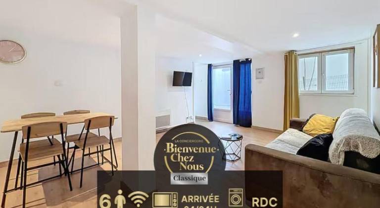 Holiday apartment with 2 rooms for 6 persons in Aubiere