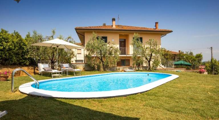 Farm with pool, yard & barbecue in Terricciola
