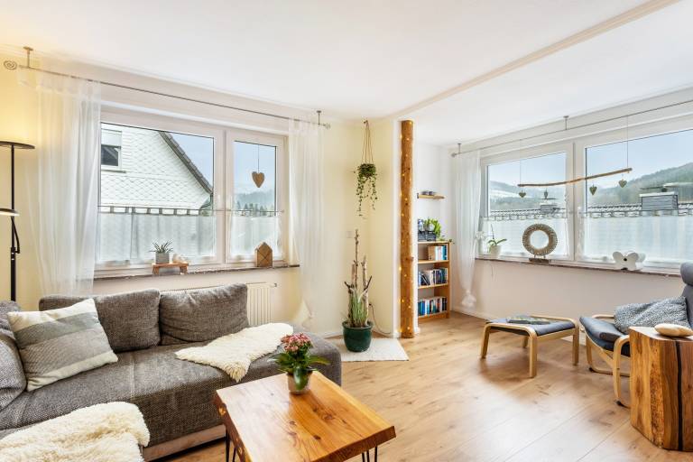 Ferienwohnung Richter mit Terrasse und Gartenblick
