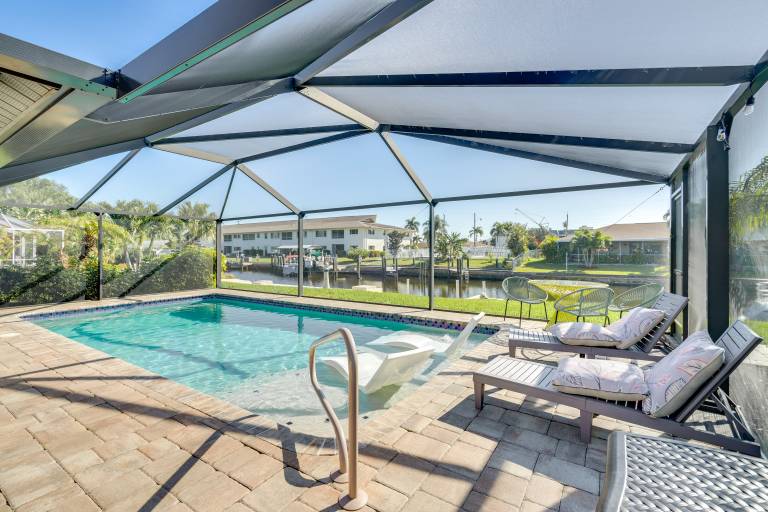 Canal Access! Pet-Friendly Cape Coral Group Escape in Cape Coral, FL