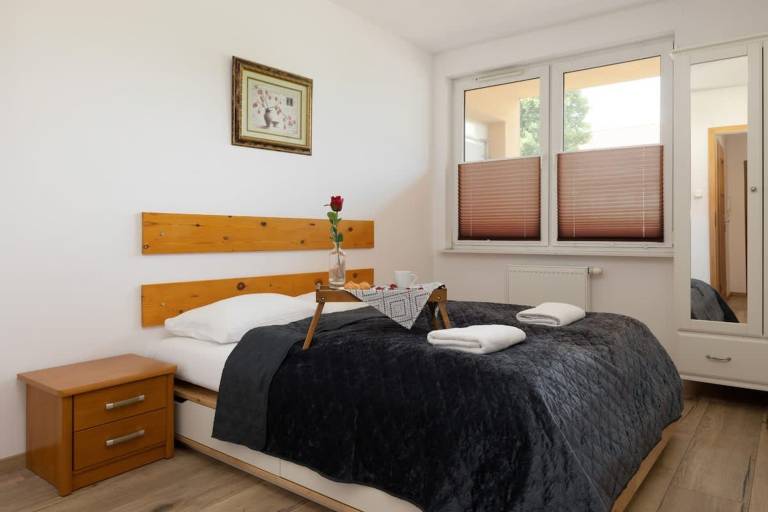 Rental apartment with yard in Kolobrzeg