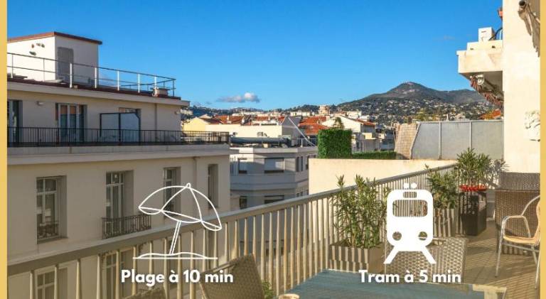 Apartment with patio | Near Place Masséna in Thiers