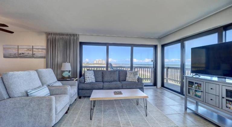 Corner Beachfront Condo with 270 Degree Gulf View and Wrap Around Balcony on Whitecap Beach Heated P — photo 2