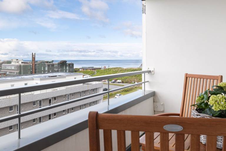 Helle Wohnung  über den Dächern von Westerland mit Meerblick — photo 2
