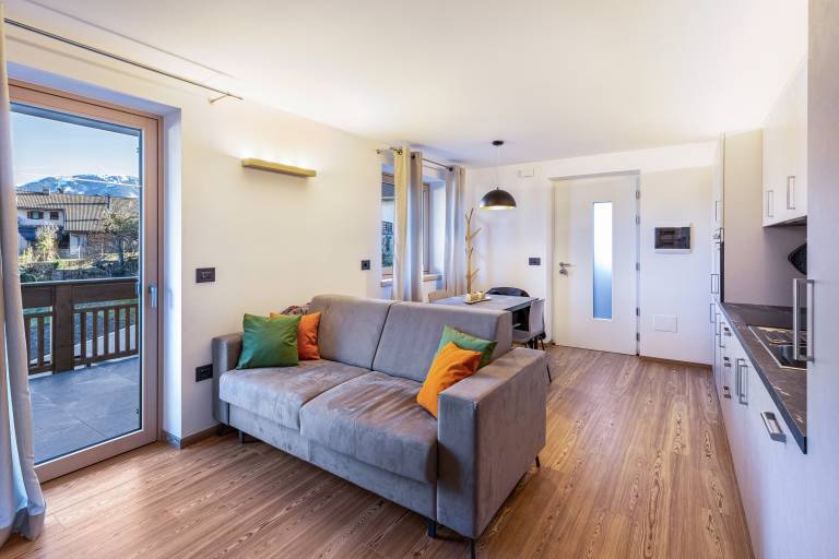 Ferienwohnung mit Hund in Carano, San Lugano f&uuml;r max. 5 Personen