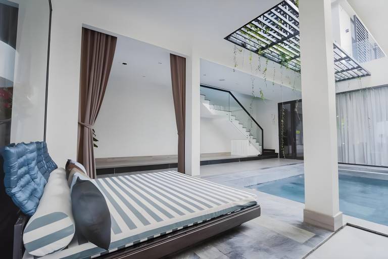 House with barbecue, pool & garden | Perfect for remote work in Da Nang
