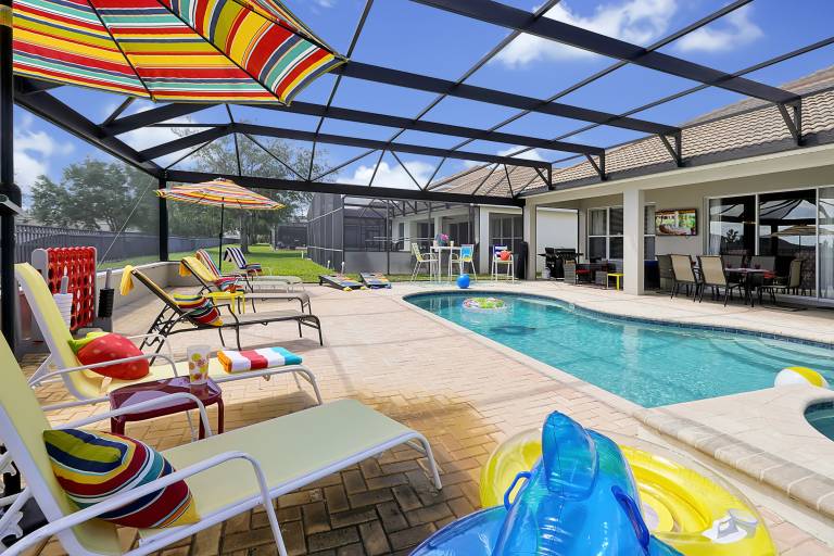 Magical Disney Escape Pool Hot tub Game room