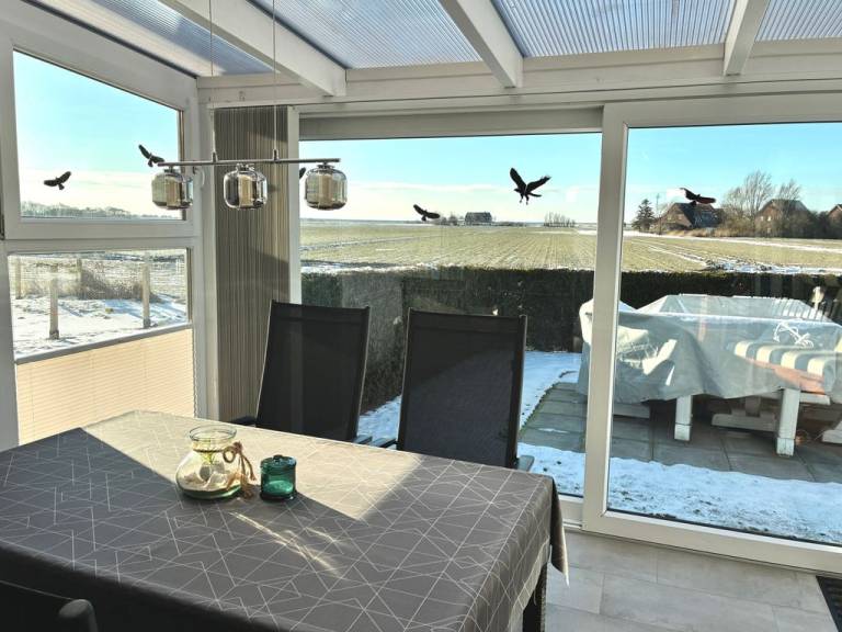 Ferienhaus mit Hund inNorderhafen, Nordstrand  f&uuml;r max. 4 Personen