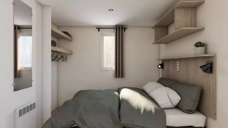 Camping de la Pra - Mobile-home Grand Confort - 33 m² - 3 bedrooms 6 people — photo 2