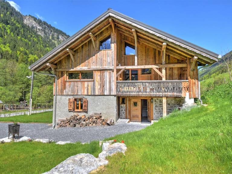 Chalet for 16 with fireplace and pets allowed, near cable car in Morzine in Morzine