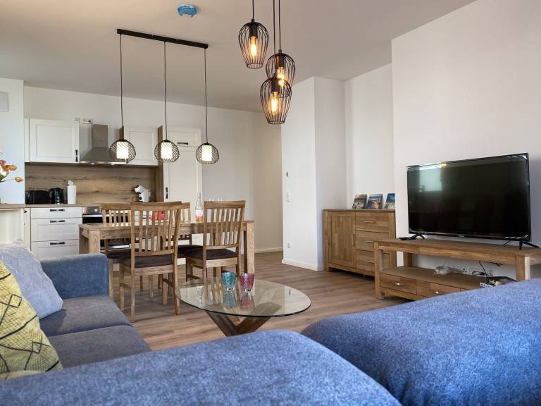 Willkommen in der Ferienwohnung Meerzeit in den Parkvillen Baabe in Ostseebad Baabe