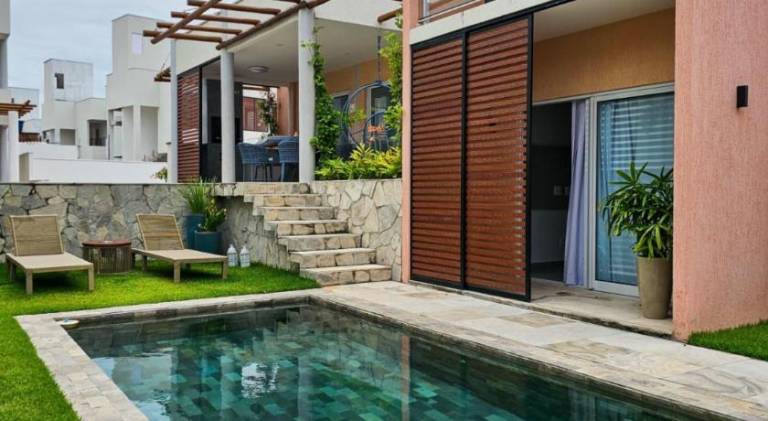 Vacation home with private pool, yard & jacuzzi | Pet-friendly in Tibau do Sul