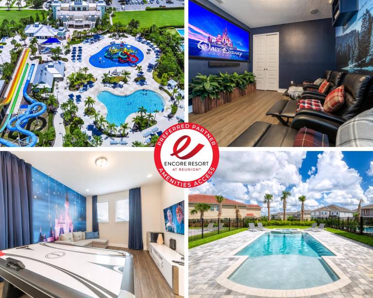 Luxury Home with Themed Rooms, Air Hockey near Disney with Waterpark & Resort Access at Encore Resort - 7699GR in Osceola, FL