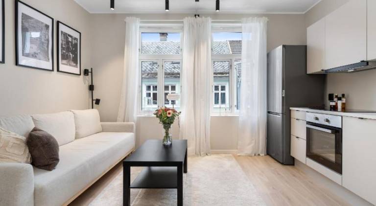 Newly renovated apartment in a classic Bergen apartment building in Bergen