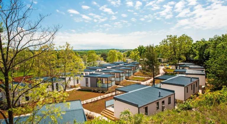 Eurocamp Mobile Homes at FKK Nudist Campsite Solaris in Tar-Vabriga