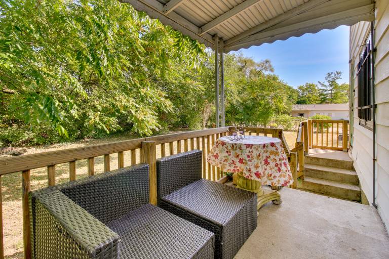 Cincinnati Home Rental w/ Balcony + Fire Pit! in Sharonville, OH