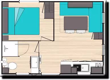 Mobile home with terrace — photo 3