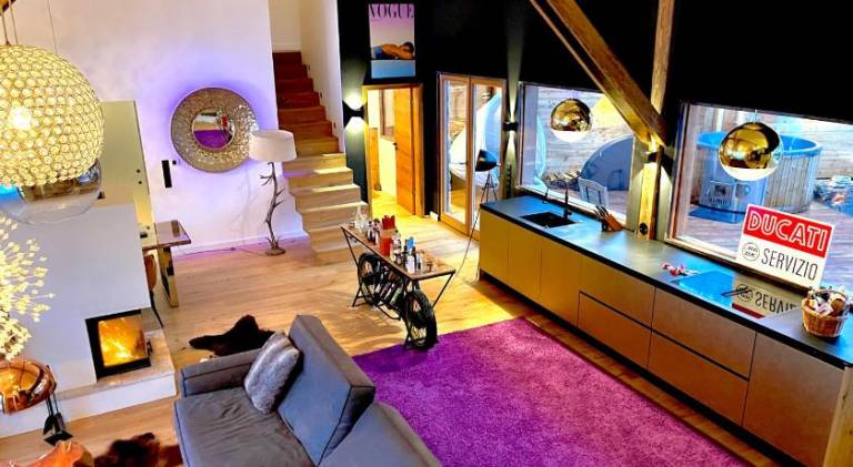 Stylische Alpenlounge mit Pool, Blockhaus-Sauna und Jacuzzi fur bis zu 12 Personen in Bayrischzell