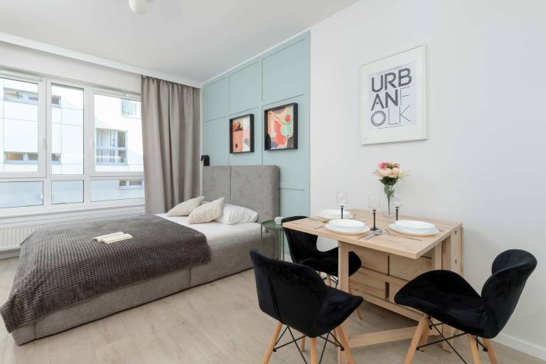 Family-oriented wonderful studio with fast internet | Dogs allowed in Gdansk