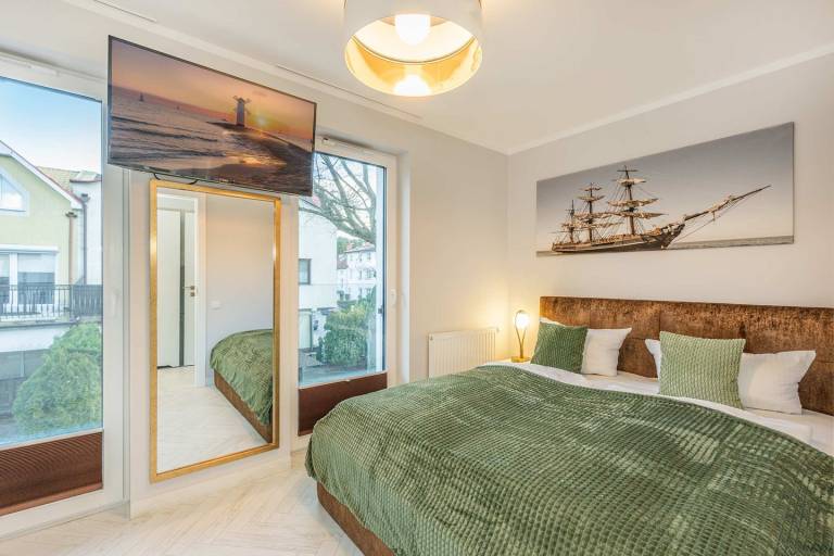 Moderne Ferienwohnung Sun & Sea mit Balkon, nahe Sandstrand und Zentrum — photo 3