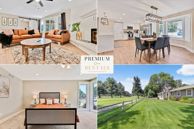 Vacation home with yard in Eagle, ID