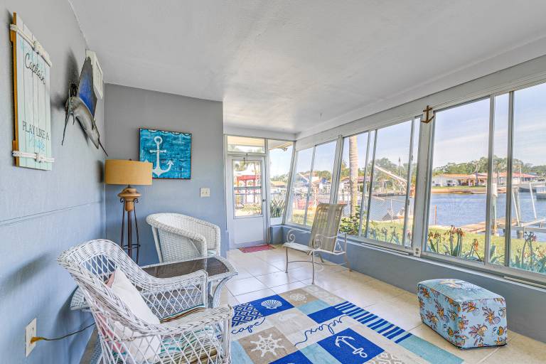 Private Dock Canalfront Home 4 Mi to Beaches