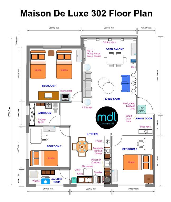 92 m² Ferienhaus